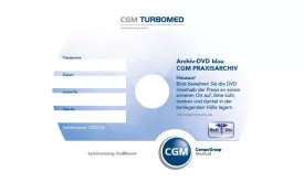 Turbomed MEDIDISC Archiv-DVD blau