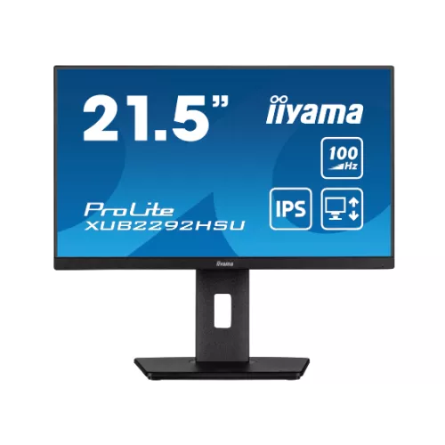 LED 21,5" Full HD in schwarz